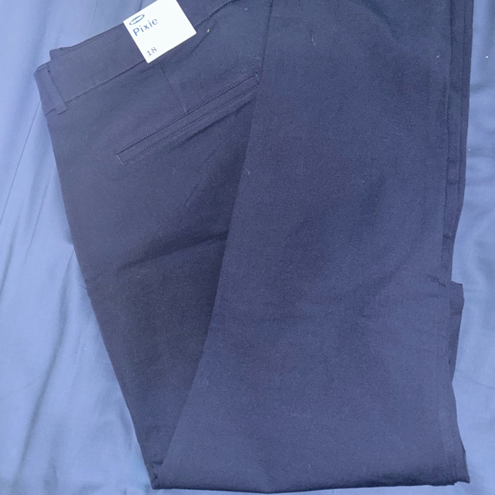 Old Navy Black Straight Leg Pants